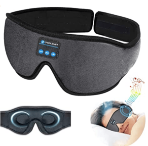 Sleep Headphones,Auto Shutoff 3D Music Eye Mask,Bluetooth 5.0 Wireless,HD Stereo Speakers,12Hrs Playtime