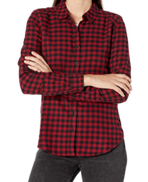 Women's Flannel Slim Fit Long Sleeve Shirt