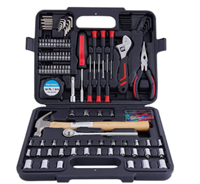 ome Repair Tool Set 149 Piece with Storage Case for Home, Office, Household, Garage, Apartment, Dorm, New House