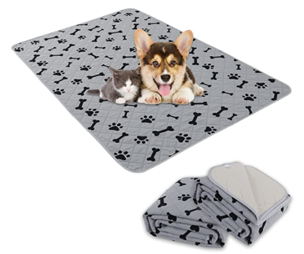 Dog Crate Pee Pads - Wahable Dog Rugs Non-Slip Puppy Pads for Small Dogs