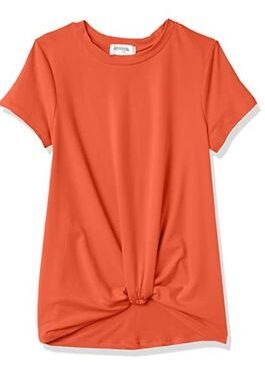 Girls' Twist Front Short Sleeve Tee